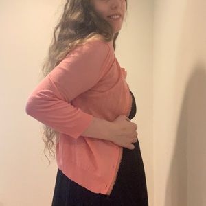 J Crew Cashmere Blend Cardigan Sweater